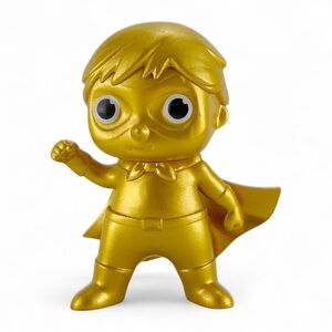 4" Ryan’s World Ryans Special Delivery Super Hero Vinyl Figures Gold Yellow Suit